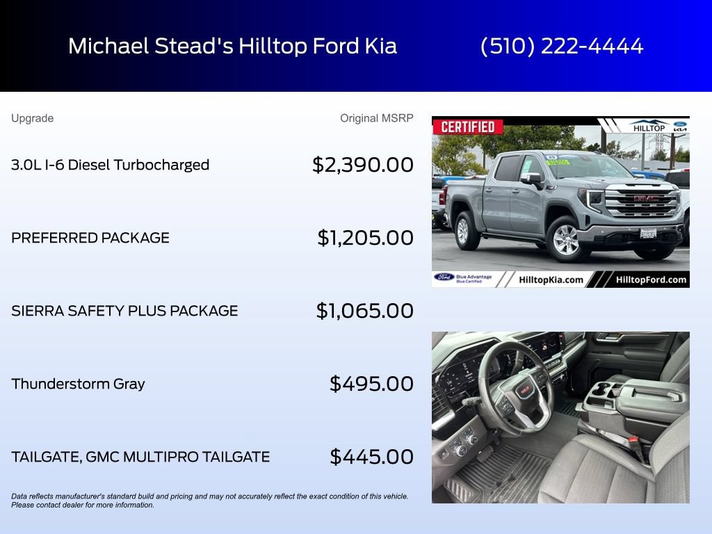Used 2025 GMC Sierra 1500 SLE w/ Preferred Package AWD/4WD image 5