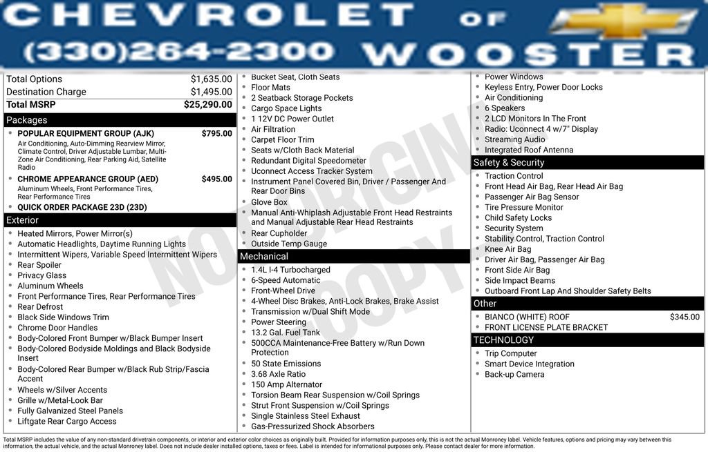 Used 2019 FIAT 500L Pop w/ Popular Equipment Group image 2