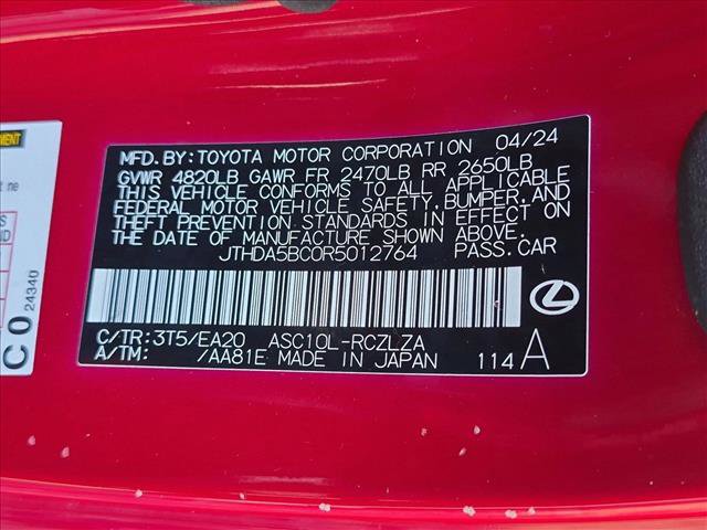 Certified 2024 Lexus RC 300 w/ Premium Package RWD image 24