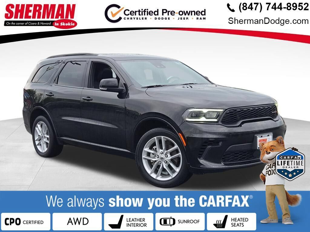 Certified 2024 Dodge Durango GT AWD/4WD image 1