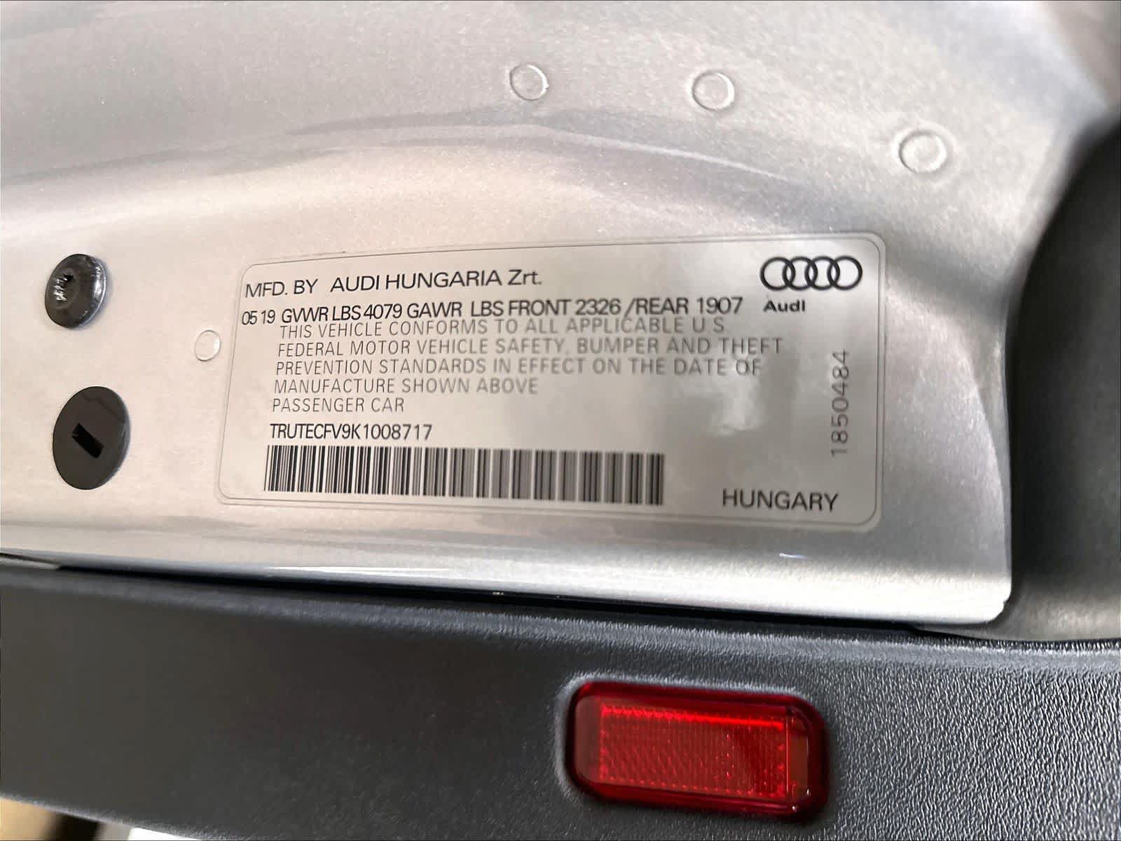 Used 2019 Audi TT 2.0T w/ Technology Package AWD/4WD image 31