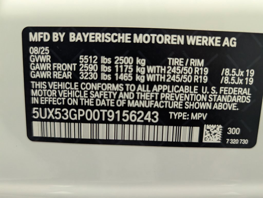 New 2026 BMW X3 xDrive30 w/ M Sport Package image 21