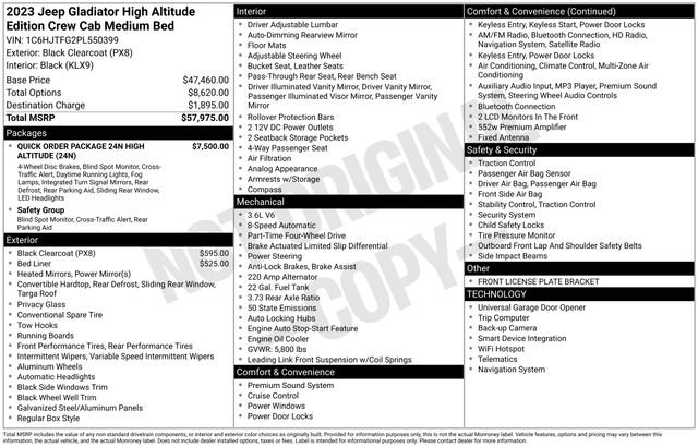 Used 2023 Jeep Gladiator Overland image 34