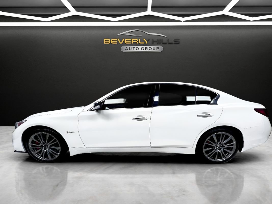 Used 2019 INFINITI Q50 Red Sport 400 w/ Sensory Package AWD/4WD image 2