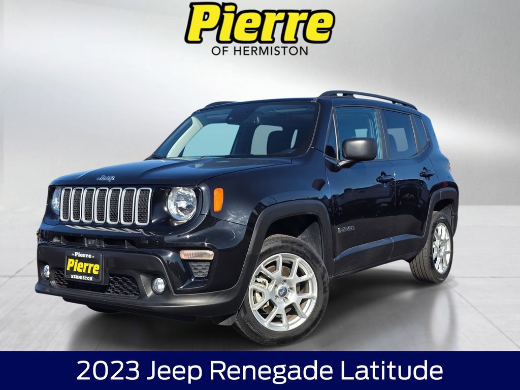 Used 2023 Jeep Renegade Latitude w/ Sun/Sound Group AWD/4WD image 1