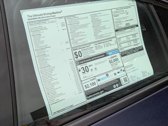 New 2026 BMW 228i xDrive w/ Technology Package AWD/4WD image 19