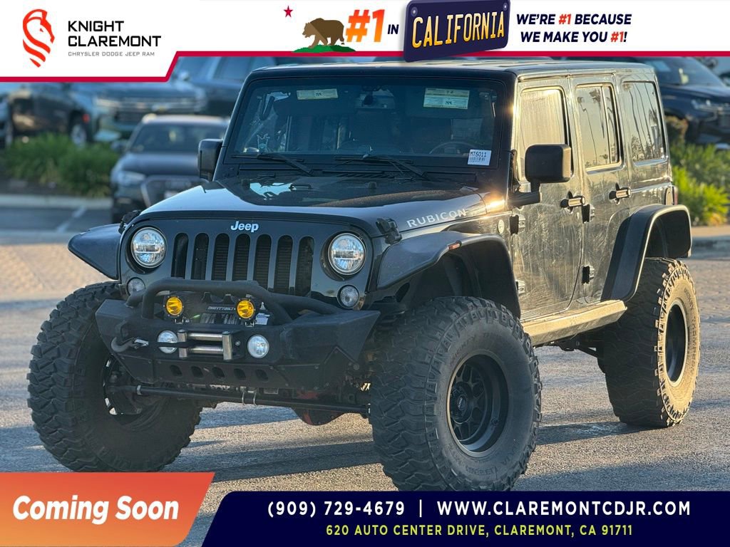 Used 2015 Jeep Wrangler Unlimited Rubicon w/ Connectivity Group image 1