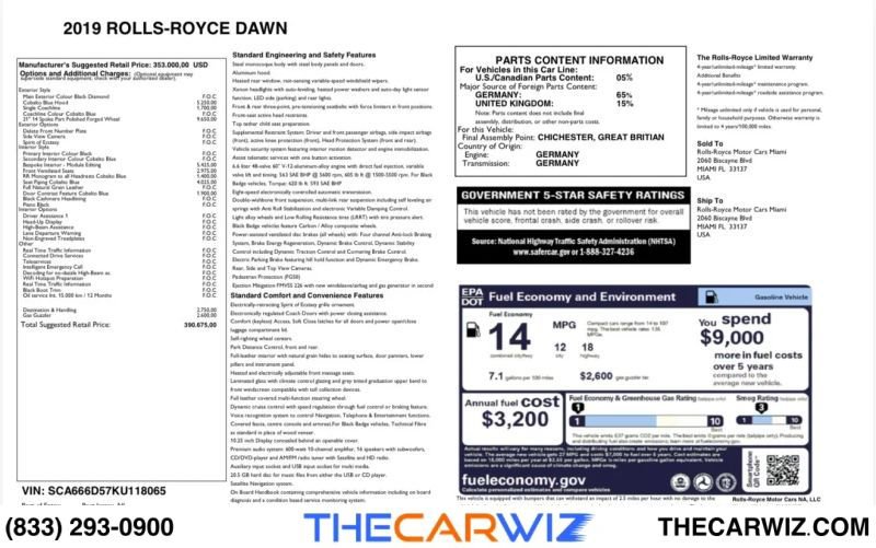 Used 2019 Rolls-Royce Dawn image 7