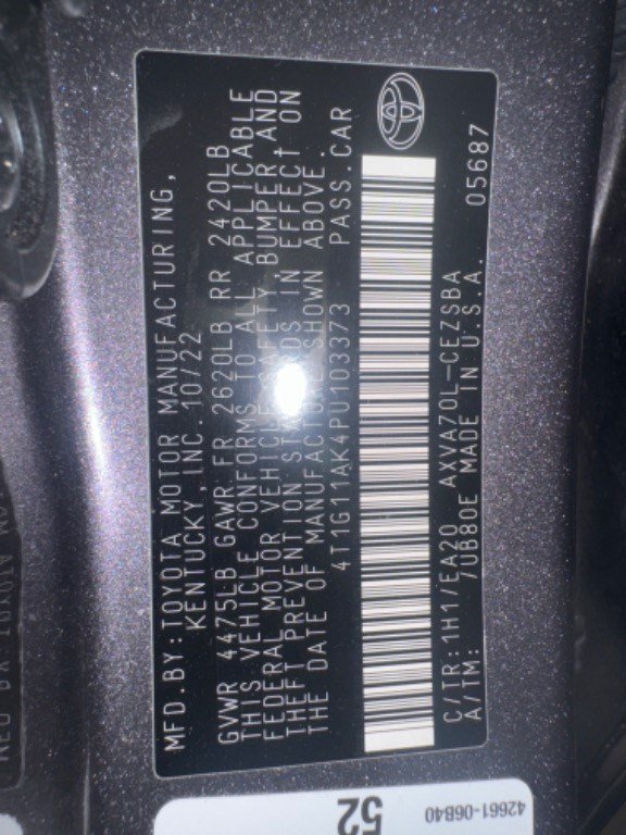Certified 2023 Toyota Camry SE FWD image 50