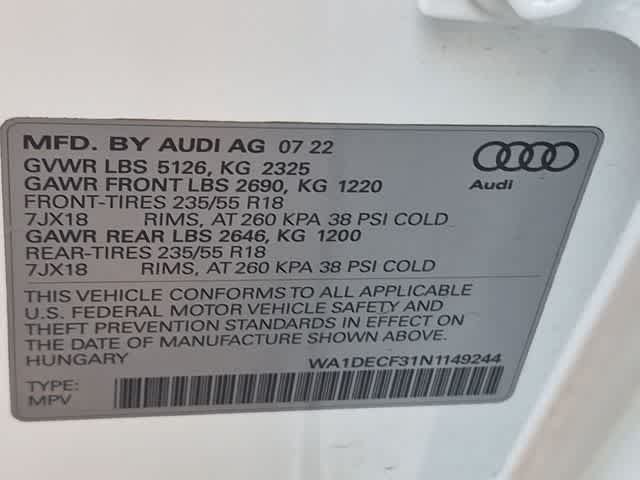 Used 2022 Audi Q3 2.0T Premium AWD/4WD image 35