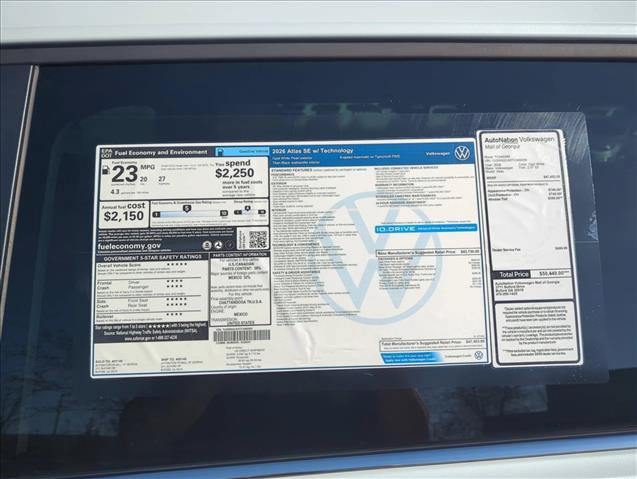 New 2026 Volkswagen Atlas SE FWD image 19