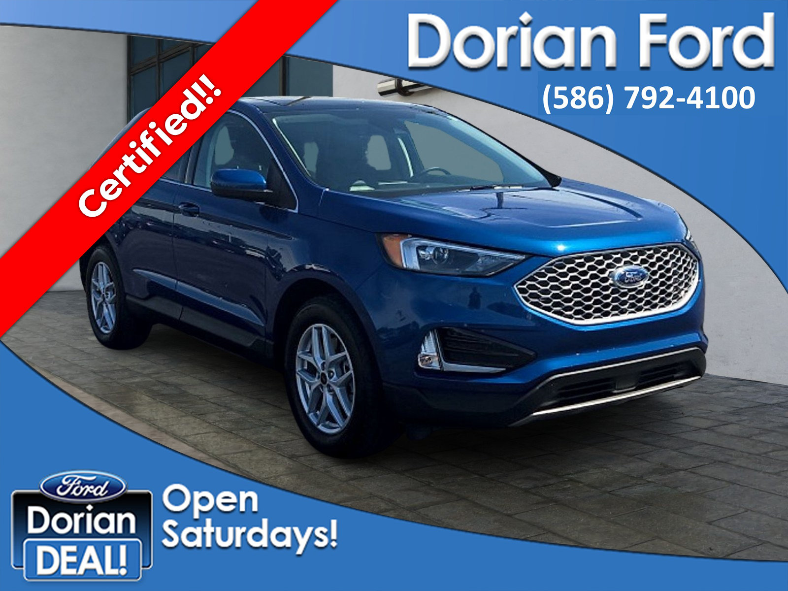 Certified 2023 Ford Edge SEL w/ Convenience Package