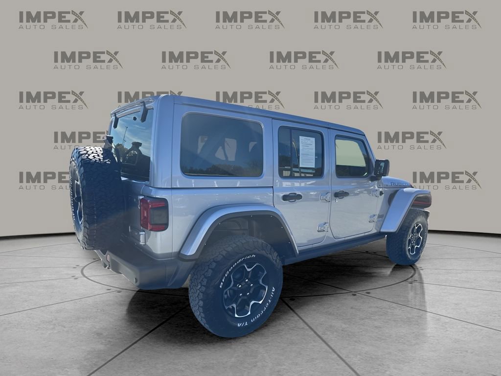 Used 2021 Jeep Wrangler Unlimited Rubicon 4xe w/ Steel Bumper Group image 5