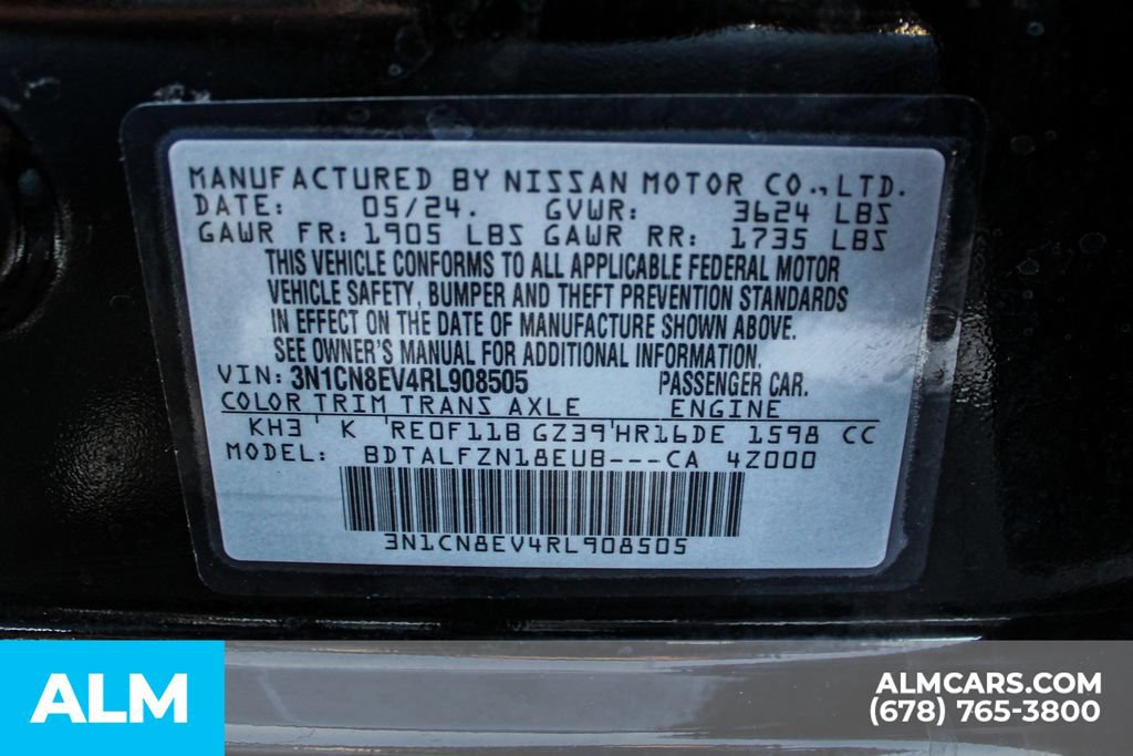 Used 2024 Nissan Versa SV FWD image 35