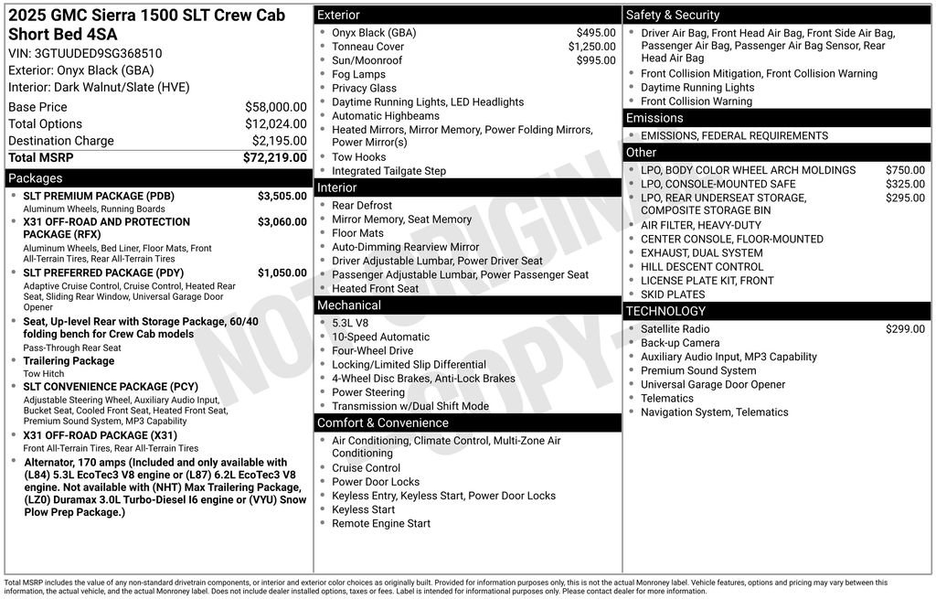 Used 2025 GMC Sierra 1500 SLT w/ SLT Premium Package image 26