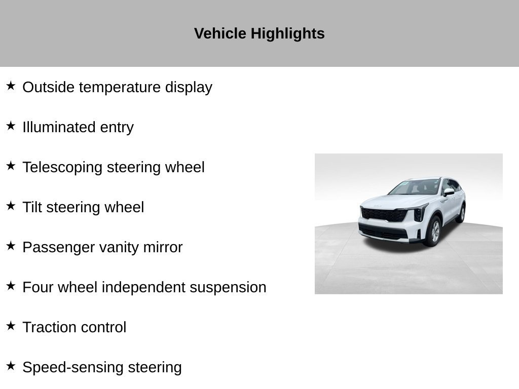 Certified 2026 Kia Sorento LX FWD image 46