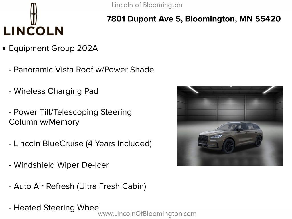 New 2025 Lincoln Corsair Reserve w/ Equipment Group 202A image 5