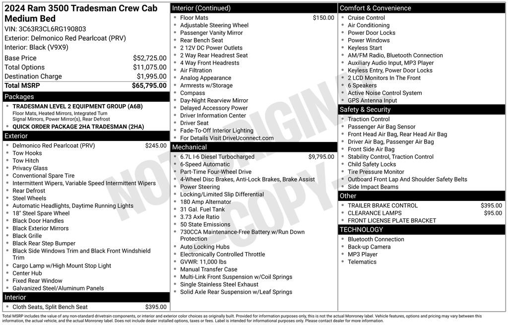 Used 2024 RAM 3500 Tradesman image 18