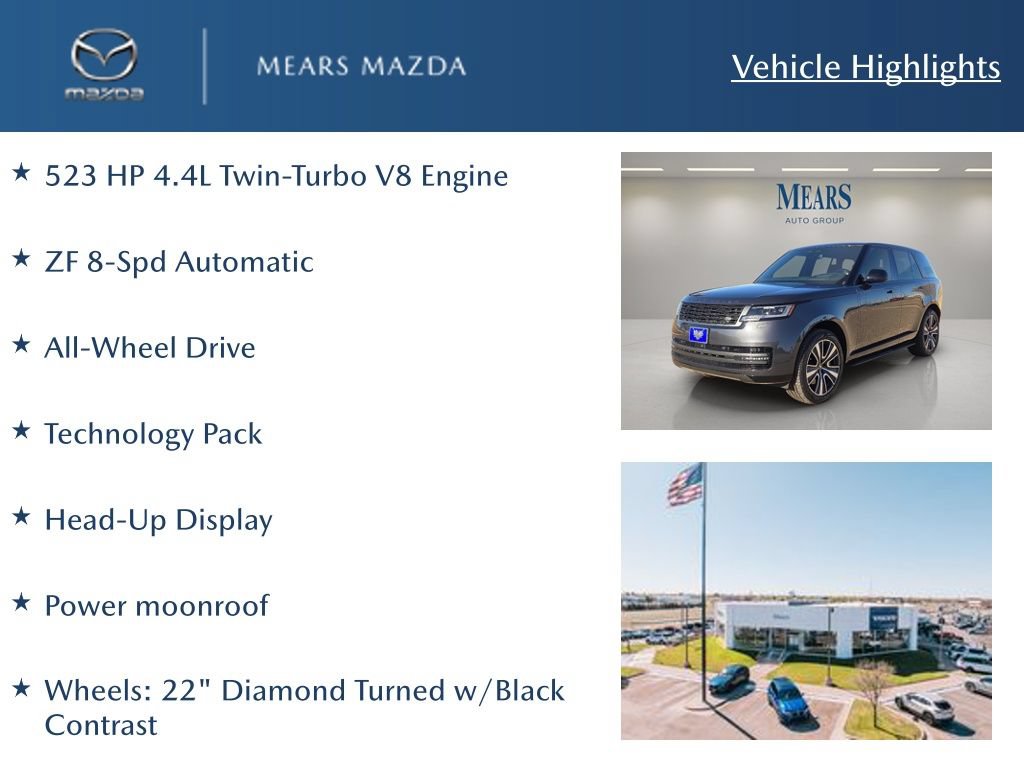 Used 2023 Land Rover Range Rover SE AWD/4WD image 2