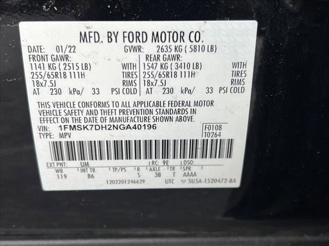 Used 2022 Ford Explorer XLT image 27