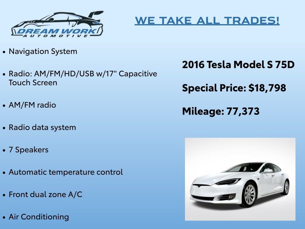 Used 2016 Tesla Model S 75D video 2