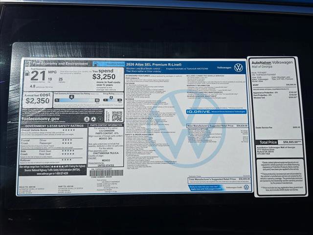 New 2026 Volkswagen Atlas SEL Premium R-Line image 18