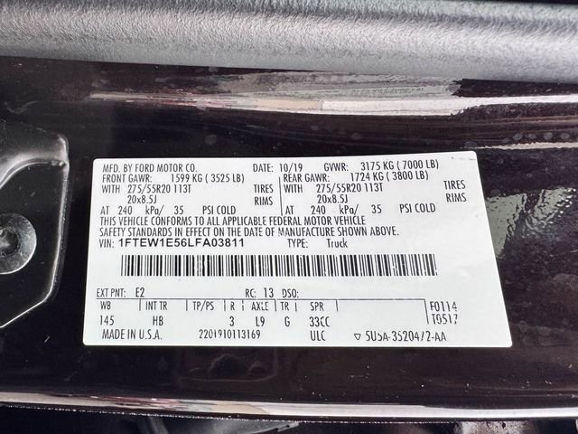 Used 2020 Ford F150 Lariat w/ Equipment Group 502A Luxury image 83