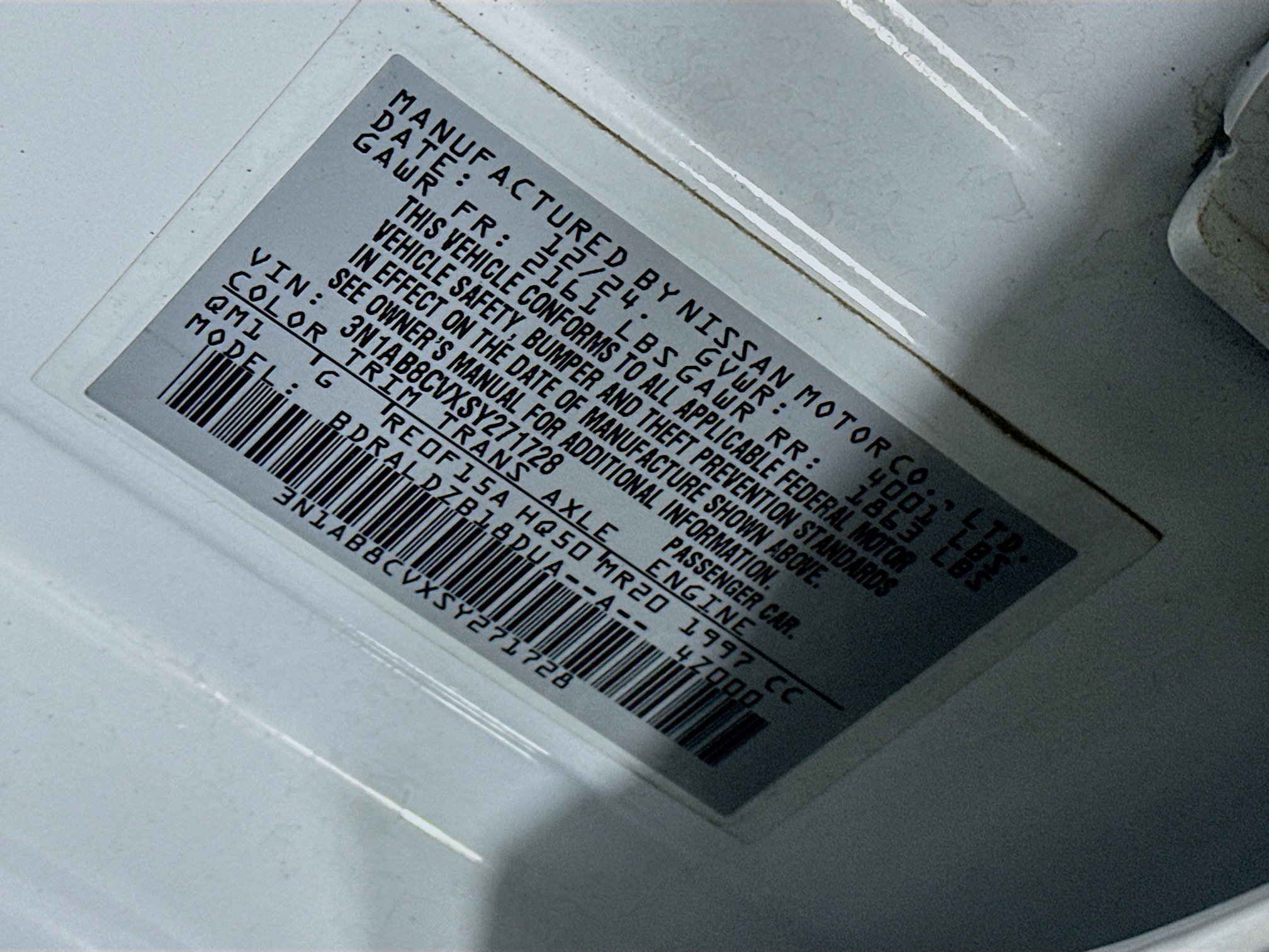 Used 2025 Nissan Sentra SV image 12