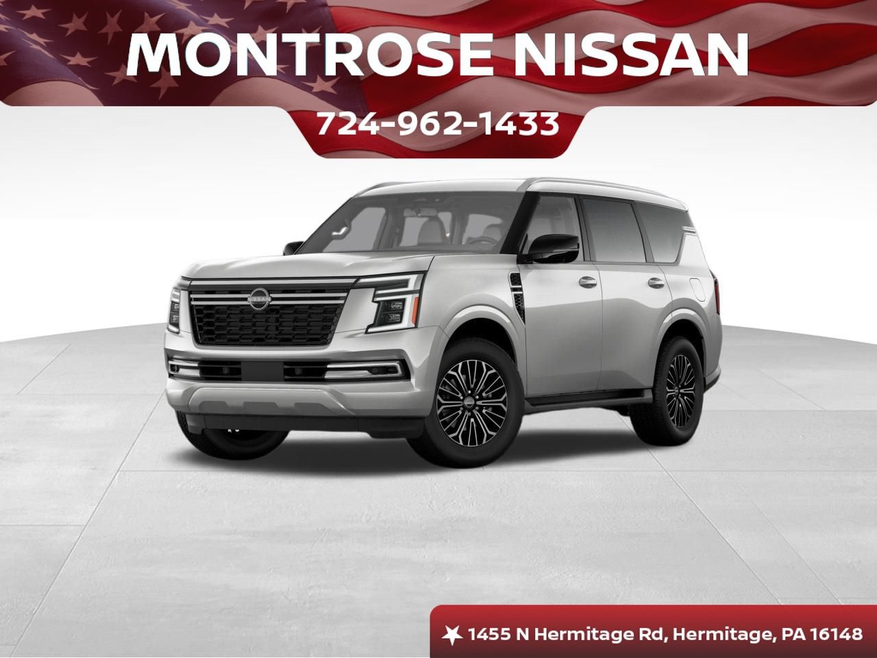 New 2026 Nissan Armada SL w/ Captain's Chari Seat Package AWD/4WD 360° Tour