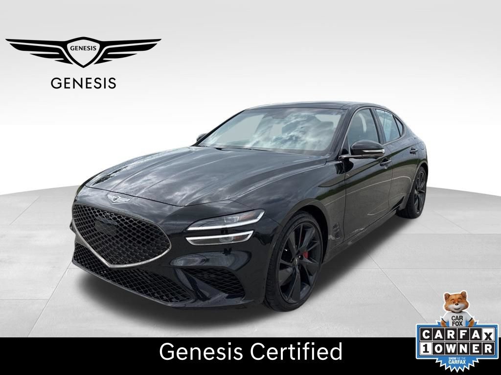 Certified 2023 Genesis G70 3.3T w/ Sport Prestige Package RWD image 1