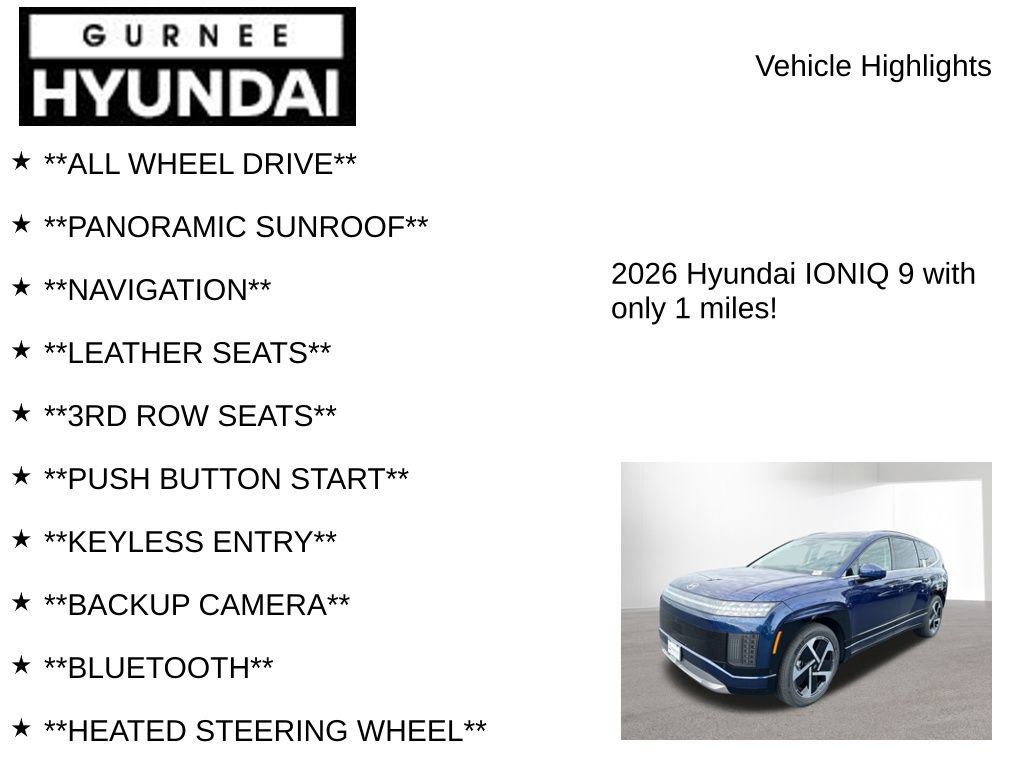 New 2026 Hyundai Ioniq 9 Limited image 8