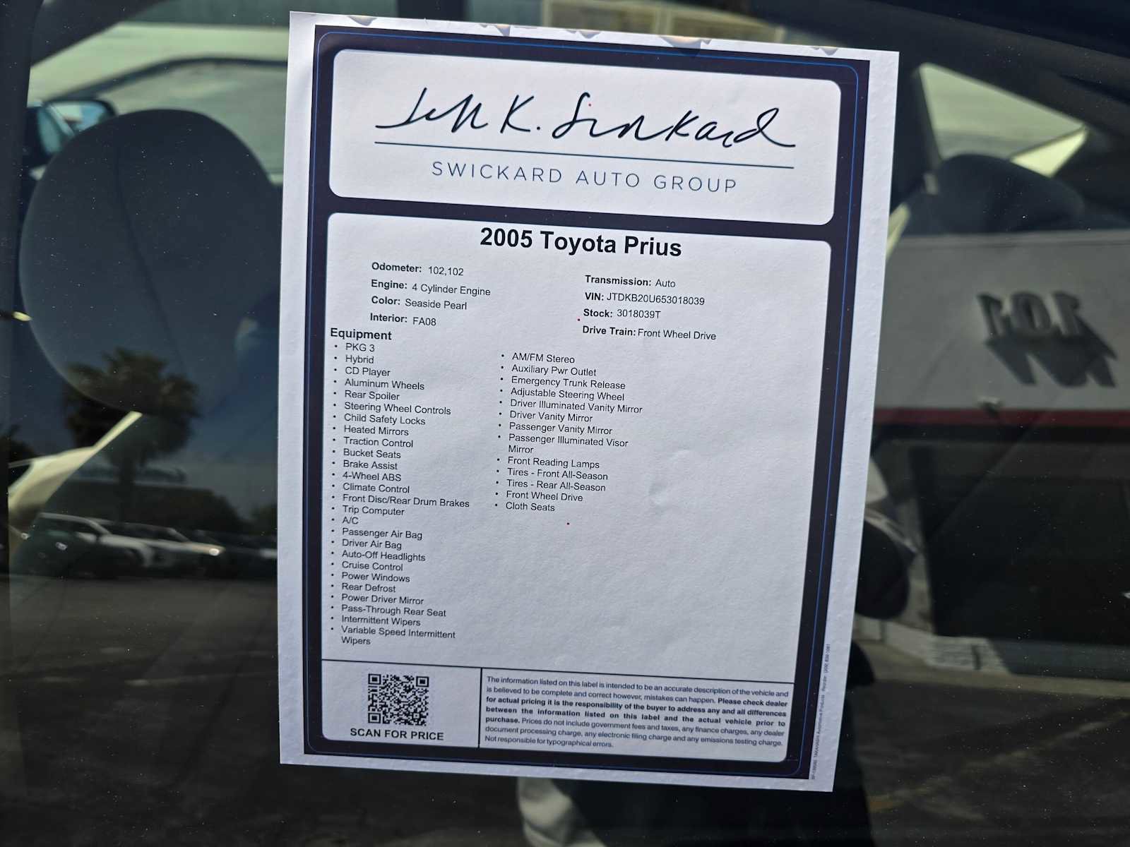 Used 2005 Toyota Prius FWD image 19