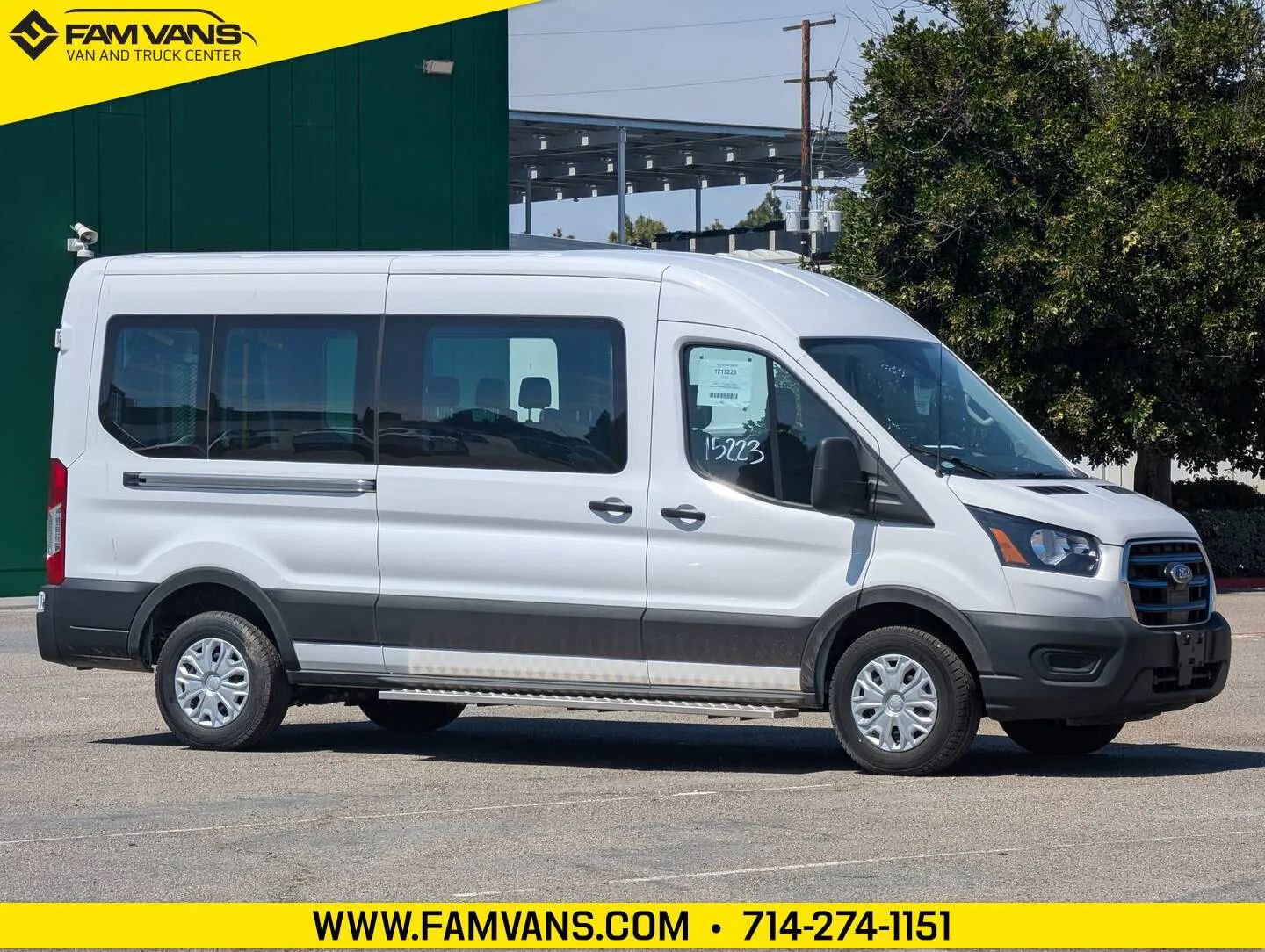 Used 2023 Ford E-Transit Medium Roof RWD image 1