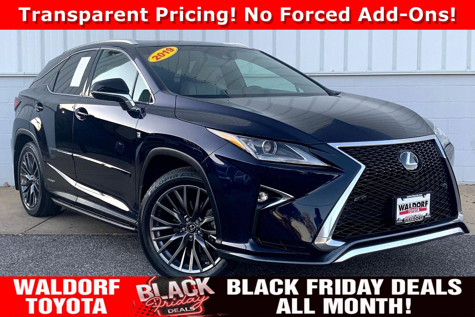 Used 2019 Lexus RX 450h F Sport