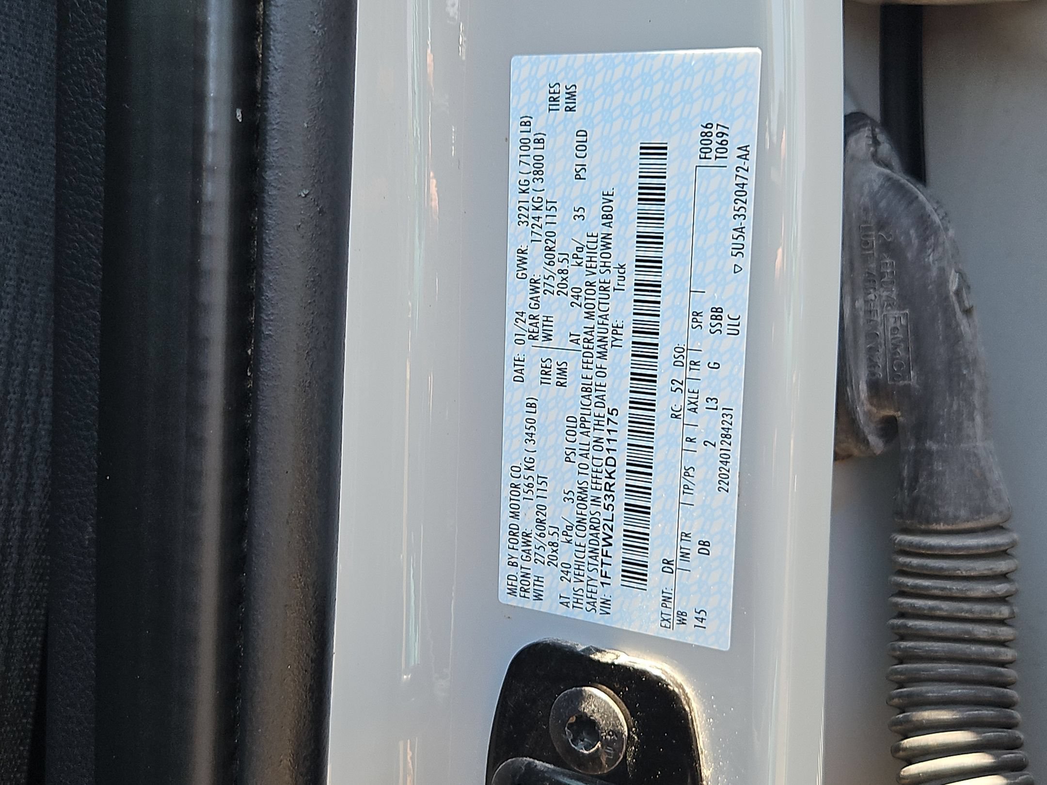 Used 2024 Ford F150 STX w/ STX Black Appearance Package AWD/4WD image 28