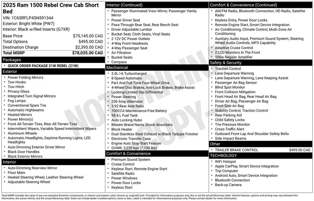 Used 2025 RAM 1500 Rebel image 2