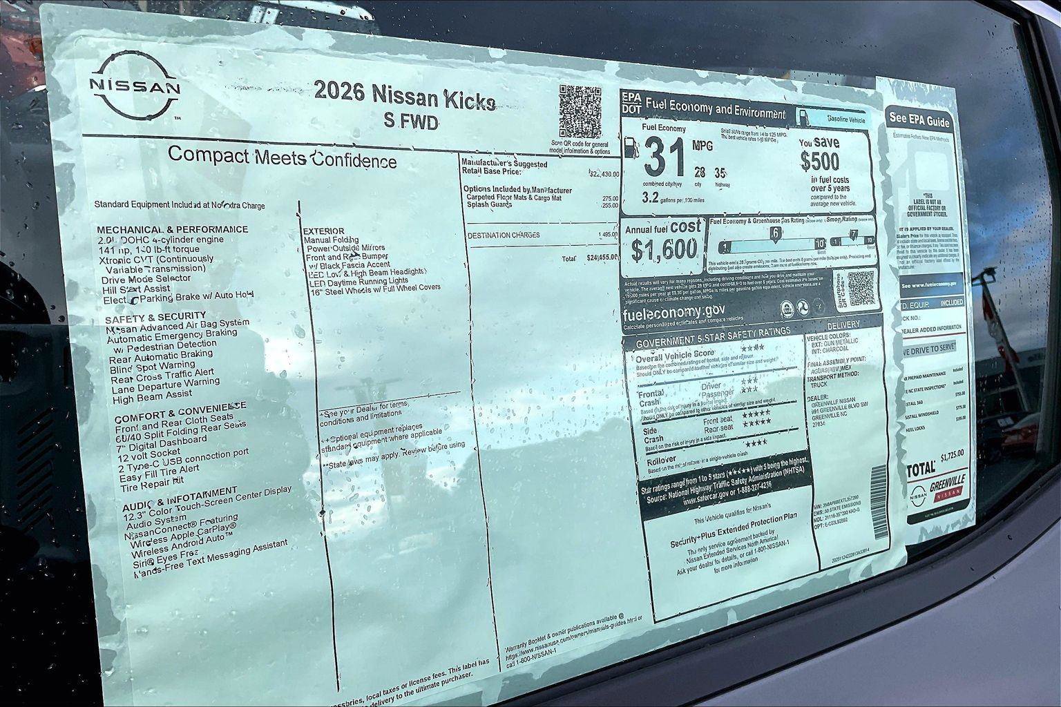 New 2026 Nissan Kicks S FWD image 15