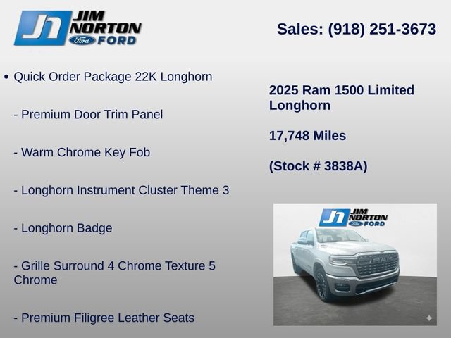 Used 2025 RAM 1500 Limited AWD/4WD image 8