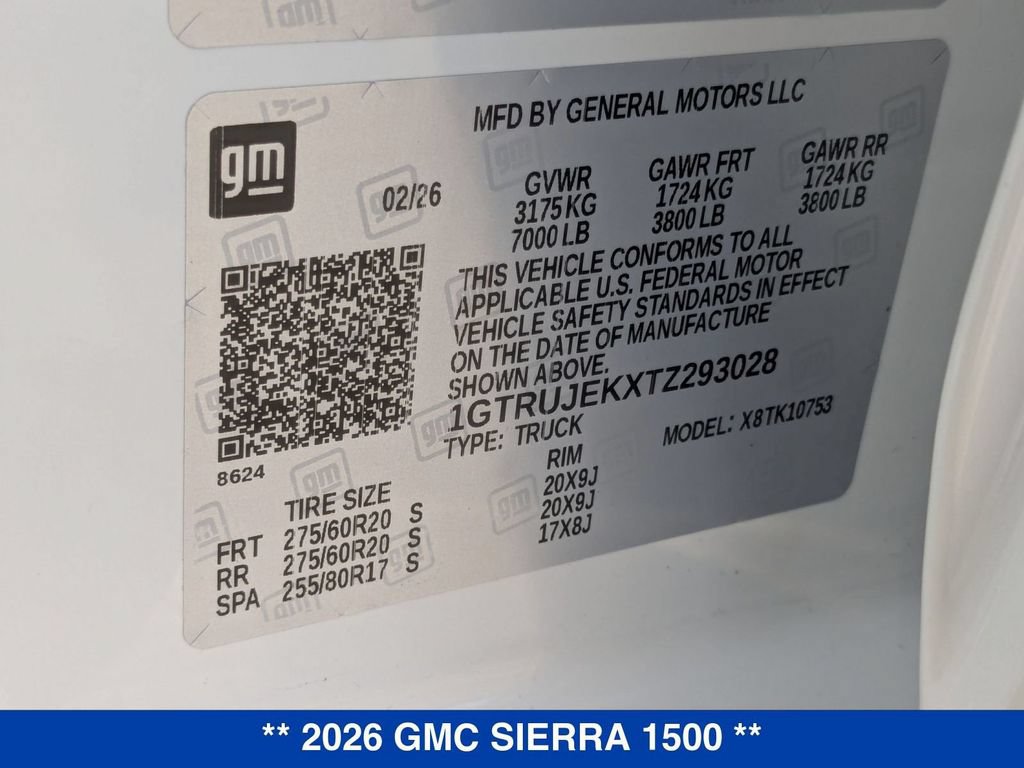 New 2026 GMC Sierra 1500 Elevation AWD/4WD image 35