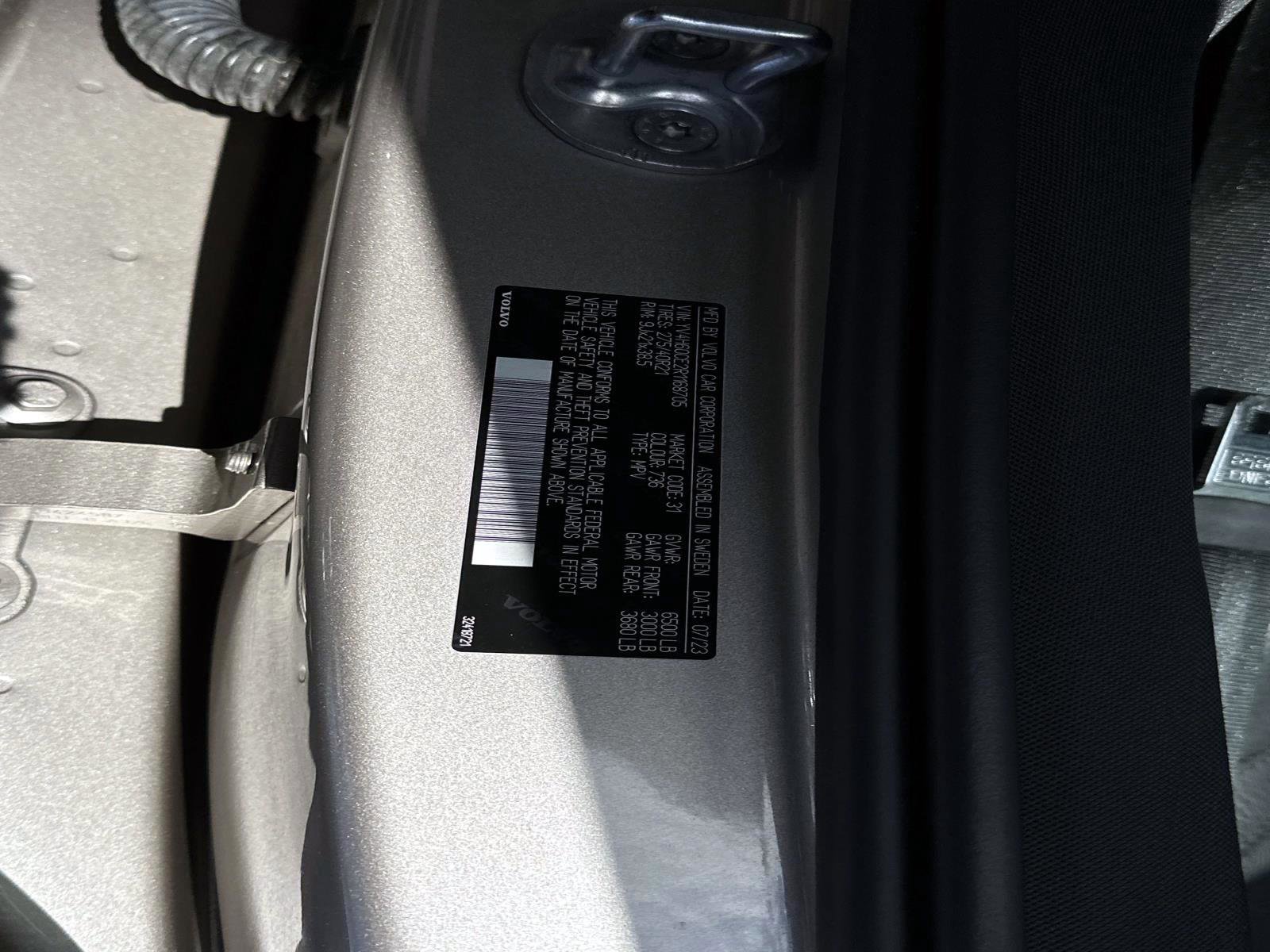 Certified 2024 Volvo XC90 T8 Plus w/ Protection Package Premier image 30