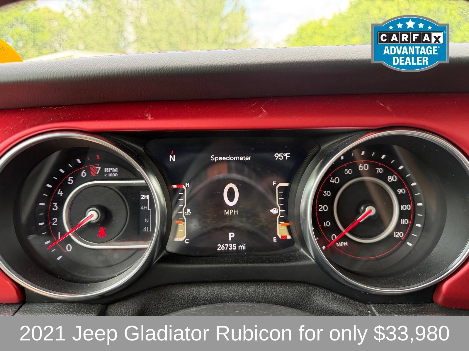 Used 2021 Jeep Gladiator Rubicon w/ Trailer Tow Package AWD/4WD image 9