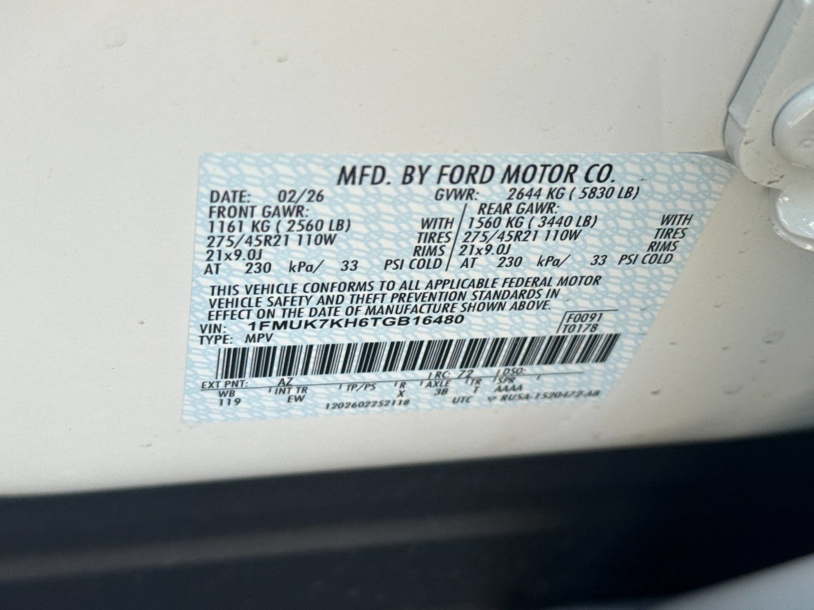 New 2026 Ford Explorer ST-Line w/ ST-Line Street Pack RWD image 31