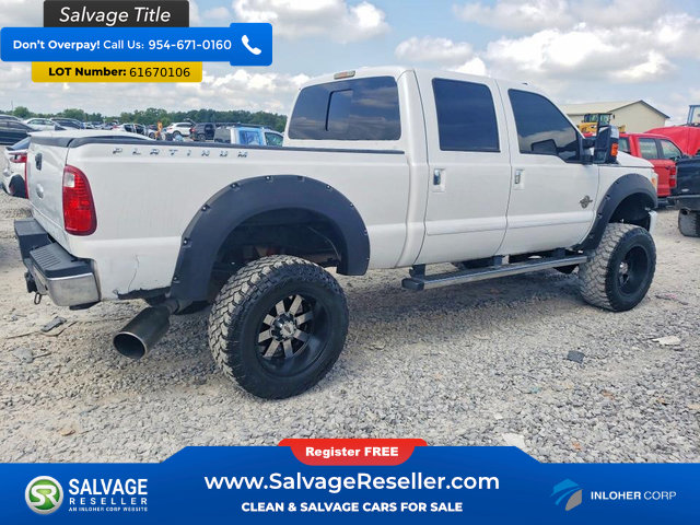 Used 2014 Ford F250 Platinum w/ FX4 Off-Road Package AWD/4WD image 4