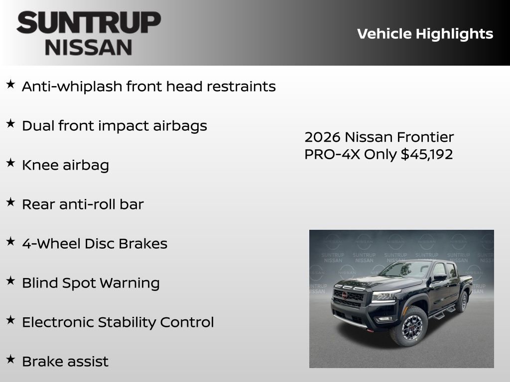 New 2026 Nissan Frontier PRO-4X w/ Pro Premium Package image 23