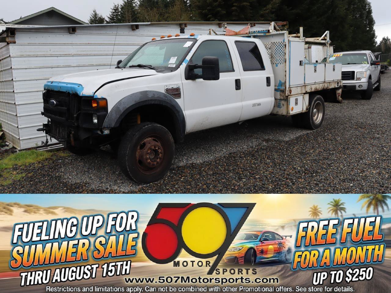 Used 2009 Ford F550 4x4 Crew Cab Super Duty