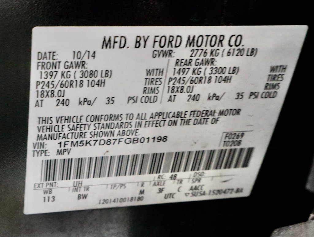 Used 2015 Ford Explorer XLT w/ Equipment Group 202A image 33