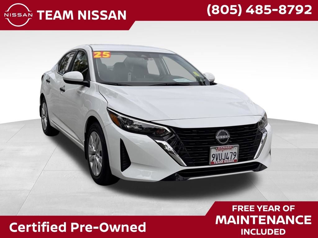 Certified 2025 Nissan Sentra S FWD image 1
