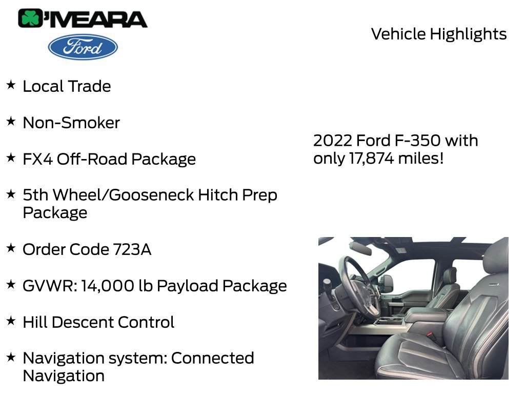 Used 2022 Ford F350 Platinum AWD/4WD image 8