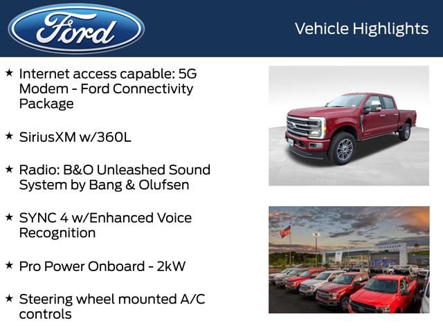 New 2026 Ford F350 Platinum w/ Platinum Plus Package image 8