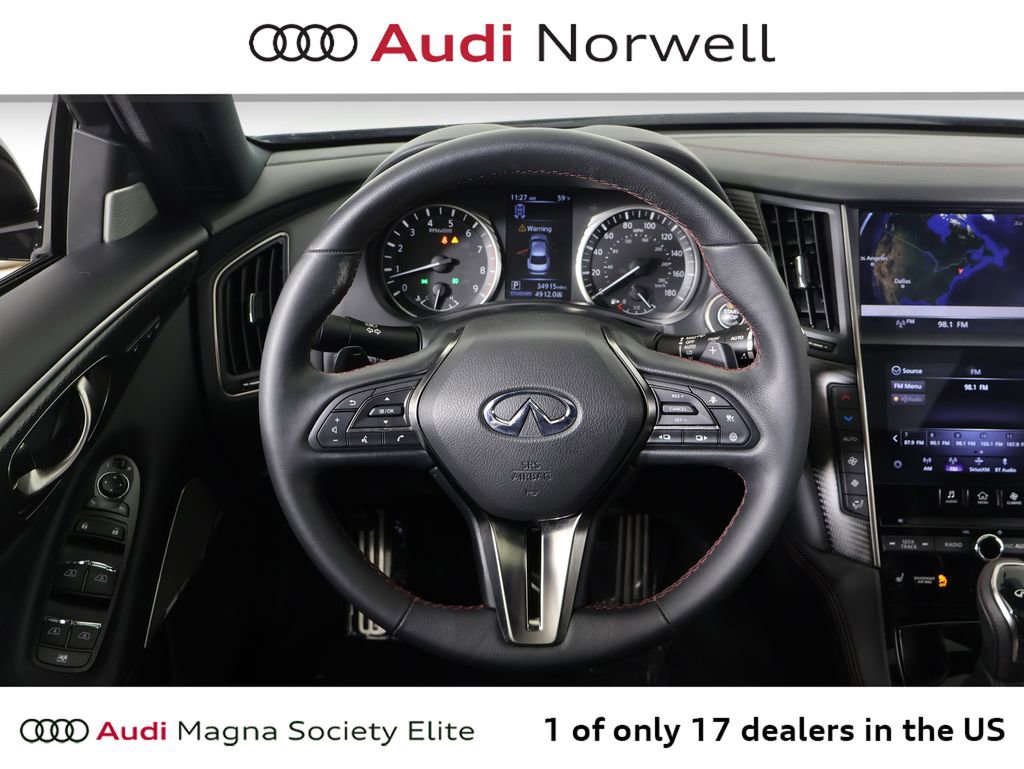 Used 2023 INFINITI Q50 Red Sport 400 w/ Black Opal Edition AWD/4WD image 29